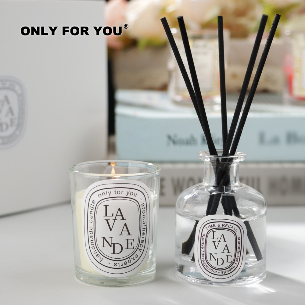 Home Fragrance London - 50ml Reed Diffuser ขวดจับคู่กับน้ํามันหอมระเหยเทียน Diffuser ชุดของขวัญโรงแรม