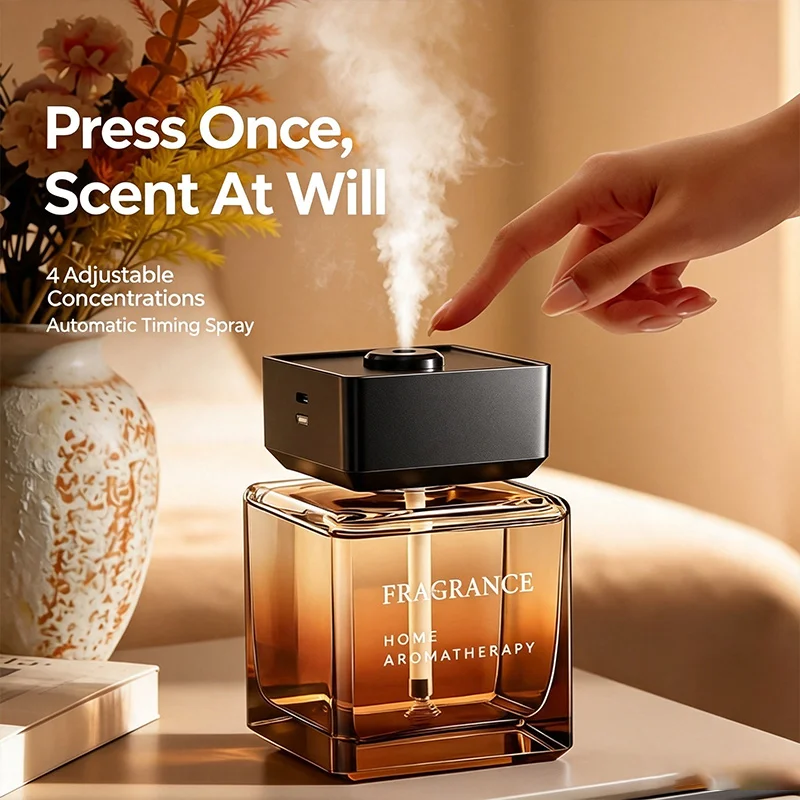 Home Fragrance And Diffuser - สเปรย์ปรับอากาศสำหรับบ้าน ระดับโรงแรม สเปรย์ปรับกลิ่นอัตโนมัติ กลิ่นหอมติดทนนาน กำจัดกลิ่นไม่พึงประสงค์ สำหรับห้องนอน
