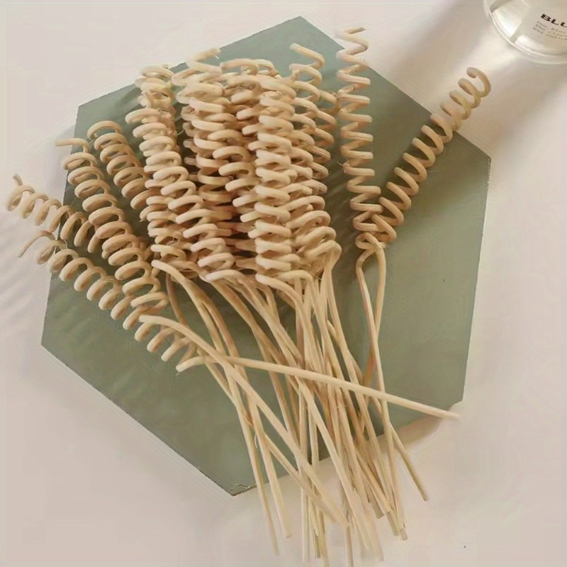 Home Fragrance London - 10 ชิ้นพืชโค้งหวาย Sticks น้ํามันหอมระเหยระเหย Rod Reed