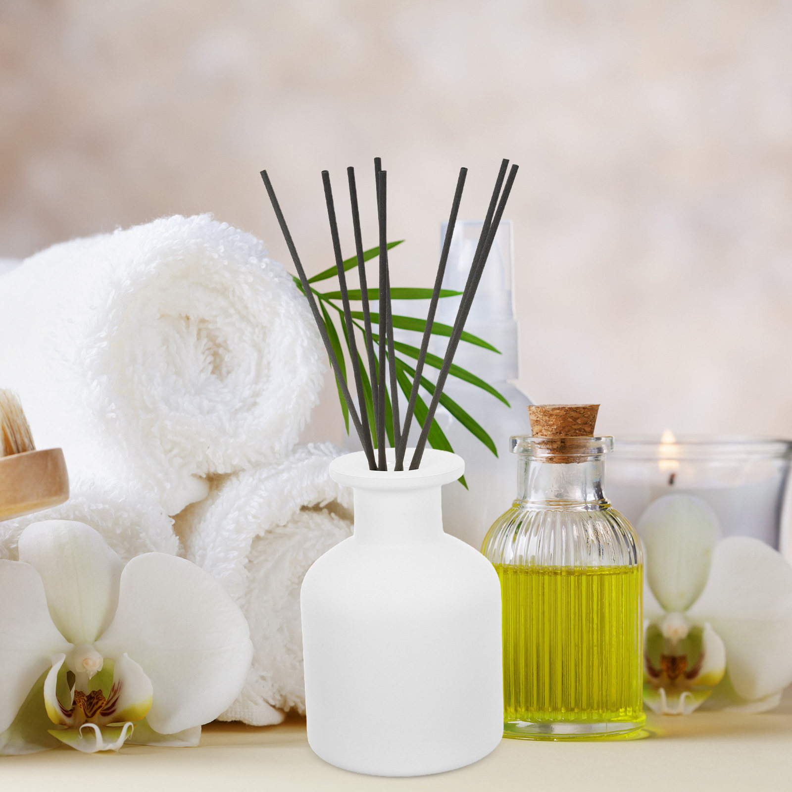 ขวดกระจายกลิ่นแบบก้านไม้ 2 ชิ้ - Home Fragrance Reed Diffuser Refill บทวิจารณ์และราคา