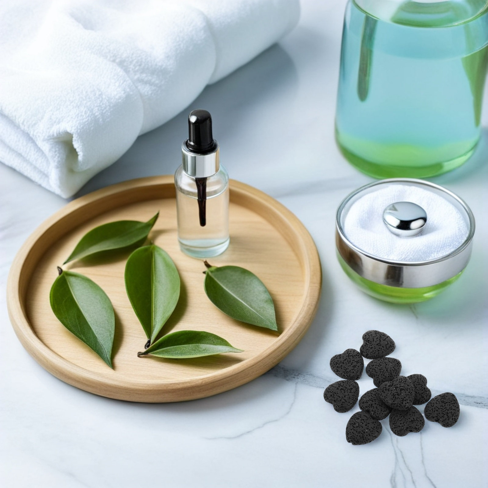 20 ชิ้น หินลาวาทรงหัวใจสำหรับอ - Home Fragrance And Diffuser บทวิจารณ์และราคา