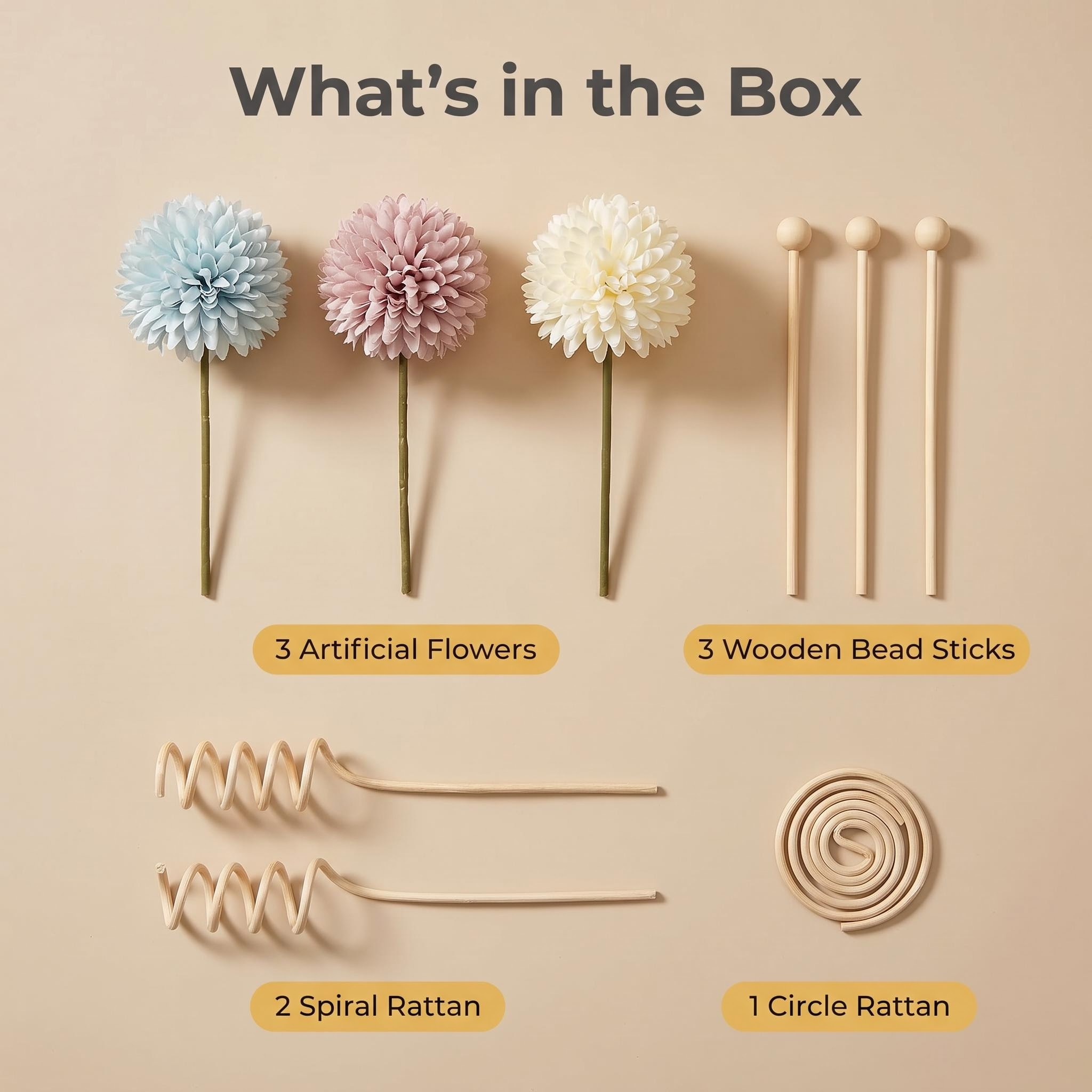 ชุดก้านไม้หอม DIY, ก้านไม้หอมด - Home Fragrance Aroma Set บทวิจารณ์และราคา