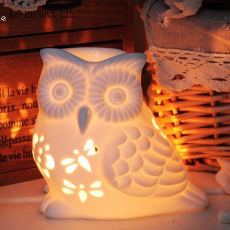เตาเผาน้ำมันหอมระเหยรูปนกฮูกเซ - Home Fragrance Oils For Oil Burners บทวิจารณ์และราคา