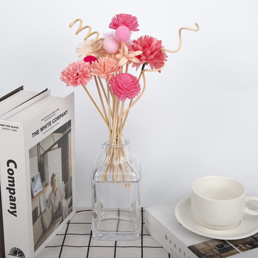 15 ชิ้นสีแดงดอกไม้จําลอง Reed  - Home Fragrance London บทวิจารณ์และราคา