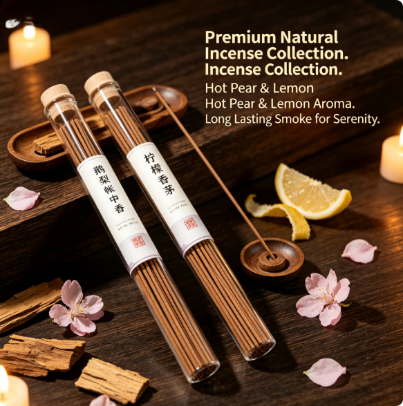ชุดธูปหอมธรรมชาติขายดี กลิ่นเล - Home Fragrance Aroma Set บทวิจารณ์และราคา